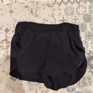 lululemon athletica Women's Black Fast and Free Athletic Shorts